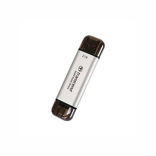 TRANSCEND ESD310S 2TB External SSD USB 10Gbps Type C/A Silver Cijena