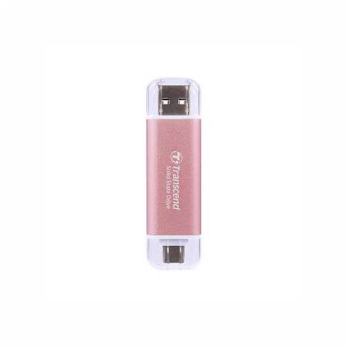 TRANSCEND ESD310P 1TB External SSD USB 10Gbps Type C/A Pink