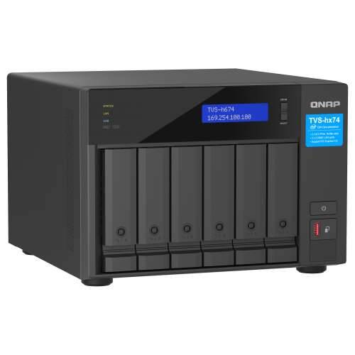 QNAP TVS-H674-I5-32G 6-bay QuTS hero NAS Intel Core i5-12400 6-core/12-thread up to 4.6GHz 32GB SO-DIMM Cijena