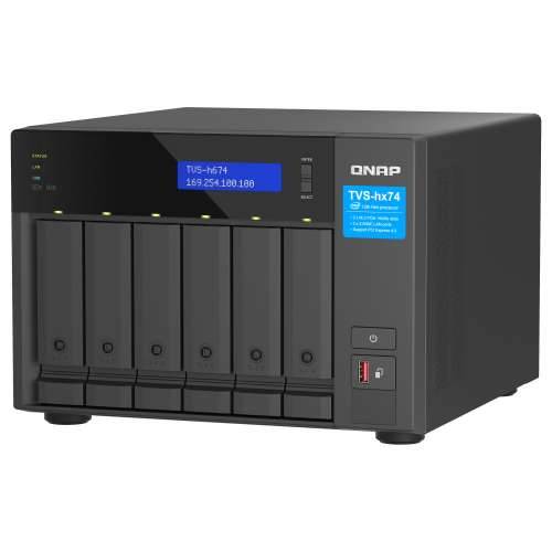 QNAP TVS-H674-I5-32G 6-bay QuTS hero NAS Intel Core i5-12400 6-core/12-thread up to 4.6GHz 32GB SO-DIMM Cijena