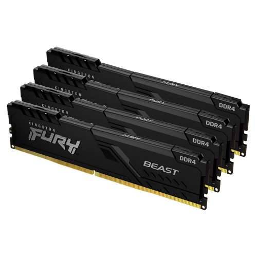 KINGSTON 64GB 3600MHz DDR4 CL18 DIMM Kit of 4 FURY Beast Black Cijena