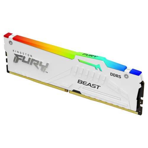 KINGSTON FURY Beast 32GB DIMM 5200MT/s DDR5 CL40 Kit of 2 White RGB XMP Cijena