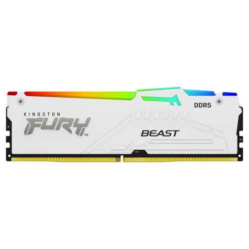 KINGSTON FURY Beast 64GB DIMM 5200MT/s DDR5 CL40 Kit of 2 White RGB XMP Cijena