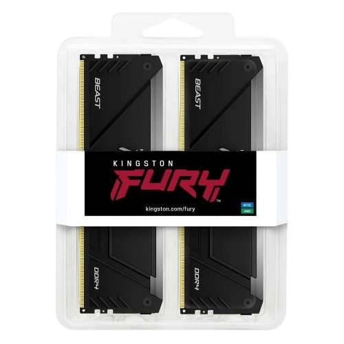 KINGSTON 16GB 3200MT/s DDR4 CL16 DIMM Kit of 2 FURY Beast RGB Cijena