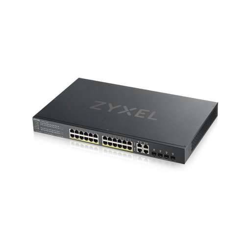 Zyxel GS1920-24HPV2 Gigabit 24-Port PoE, pametni upravljani prekidač (100/1000 Mbit / s, QoS, ugljik, Zyxel NebulaFlex) Cijena