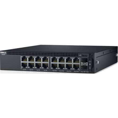 Dell Networking X1018 Smart Web Managed Switch, 16x 1GbE and 2x1GbE SFP ports (2