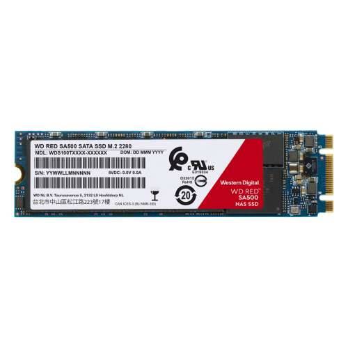 WD crveni SA500 NAS SATA SSD 2TB M.2 2280 - unutarnji čvrsti modul Cijena