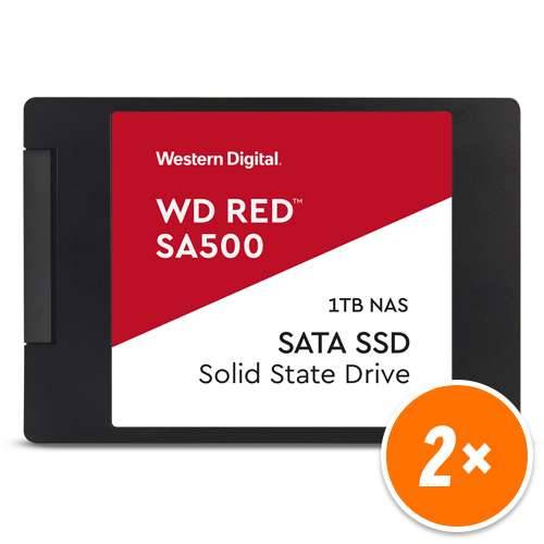 SSD NAS svežanj 2x 1TB WD crveni SA500 Cijena