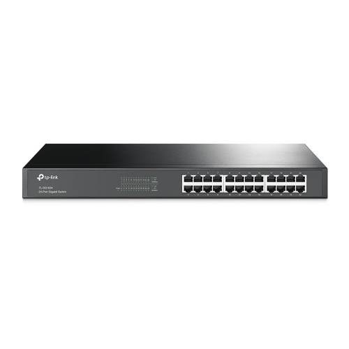 TP-Link TL-SG1024 Gigabitni 24-portni prekidač (1000 Mbit / s LAN, Auto MDI / MDIX, zeleni IT)