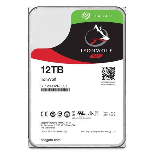 Seagate IronWolf 12TB 3,5 inčni SATA 6Gb / s - interni NAS tvrdi disk Cijena