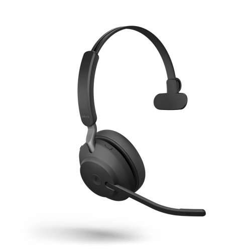 Jabra Evolve2 65 slušalice, mono, bežični, crni Bluetooth, uključujući povezivanje 380 USB-C, optimizira Microsoftove timove Cijena