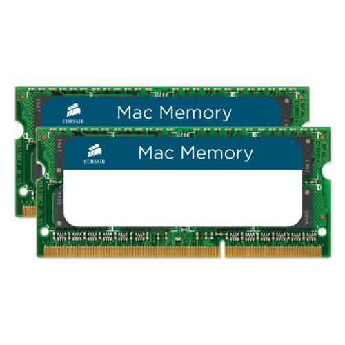 Corsair Mac Memory 16GB Kit (2x8GB) DDR3L-1600 CL11 SO-DIMM memorija Cijena