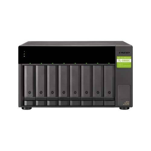 QNAP Systems TL-D800C kućište proširenja 8-ležište [0/8 HDD / SSD, 1x USB 3.2 Gen 2 Type-C]