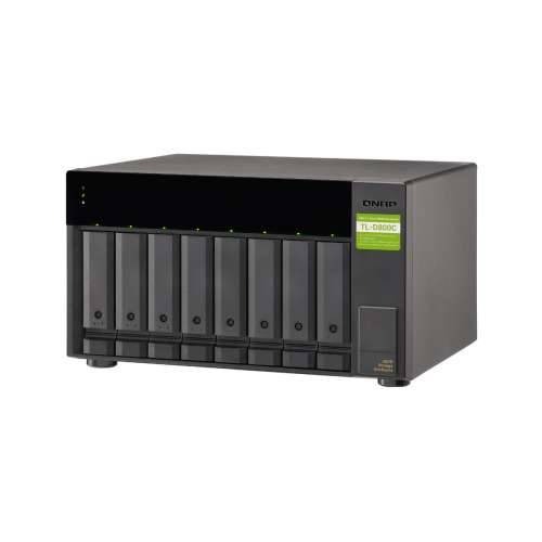 QNAP Systems TL-D800C kućište proširenja 8-ležište [0/8 HDD / SSD, 1x USB 3.2 Gen 2 Type-C] Cijena