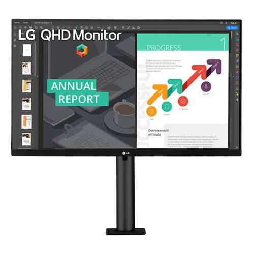 LG 27QN880-B - 68,6 cm (27 inča), LED, IPS ploča, QHD, HDR10, AMD FreeSync, okret, podešavanje visine Cijena