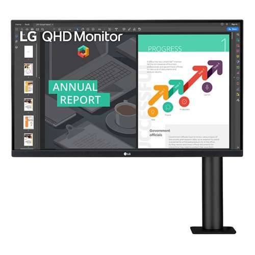 LG 27QN880-B - 68,6 cm (27 inča), LED, IPS ploča, QHD, HDR10, AMD FreeSync, okret, podešavanje visine Cijena