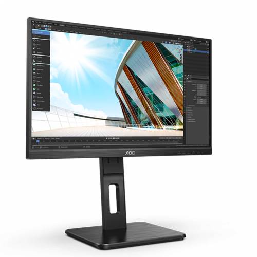 AOC Q24P2Q - 60 cm (23,8 inča), LED, QHD, IPS, podešavanje visine, osovina, USB čvorište, HDMI, DisplayPort Cijena