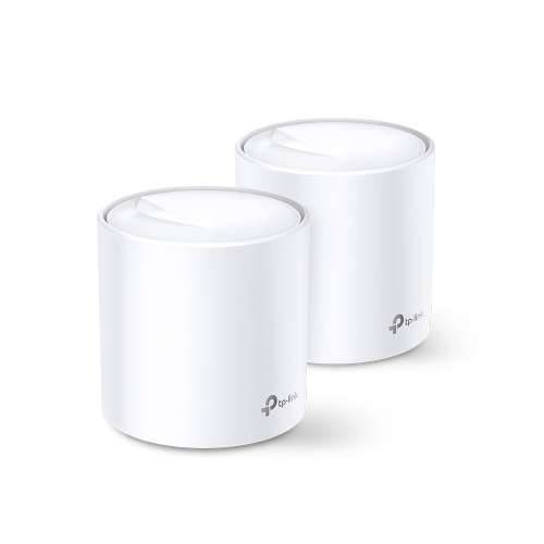 TP-Link Deco X60 cjeloviti mrežasti Wi-Fi 6 sustav (paket od 2) [Bešavna WLAN pokrivenost, jak WLAN signal zahvaljujući Wi-Fi 6] Cijena