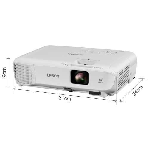 Epson EB W06 - 3LCD projektor, WXGA, 3.700 lumena, kontrast 16.000: 1, VGA, USB Cijena