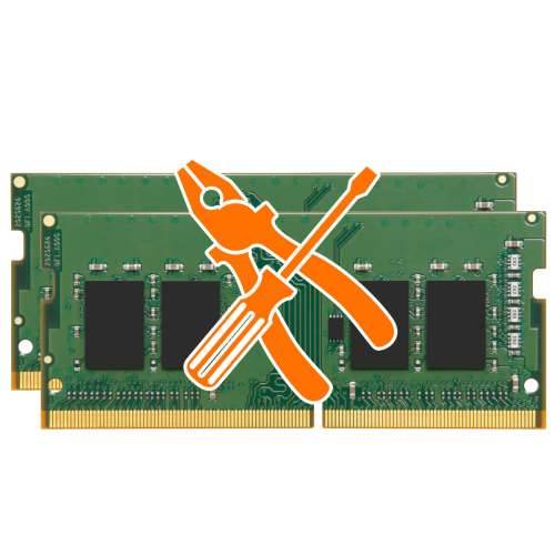 Nadogradite na 32 GB s 2x 16 GB DDR4-2666 Kingston SODIMM memorije