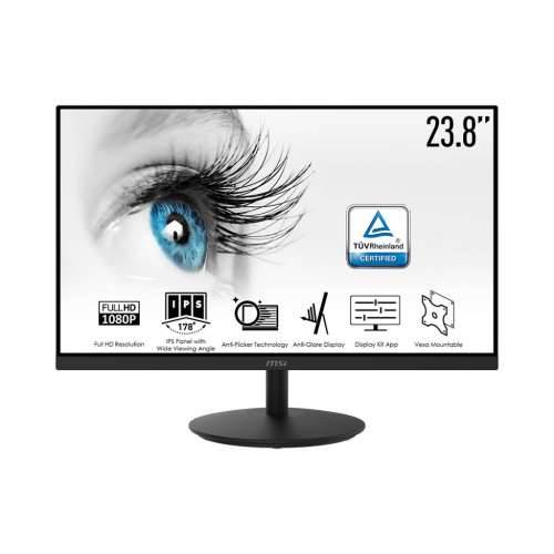 MSI PRO MP242DE - 60,5 cm (23,8 inča), LED, IPS ploča, zvučnici, HDMI