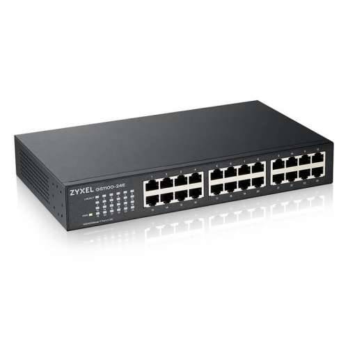 Pametno upravljani prekidač Zyxel s 48 priključaka (GS1900-48HP) [1000 Mbit / s, PoE (24 porta), SFP (2 porta), bez ventilatora] Cijena