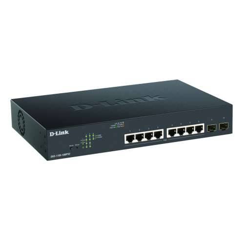 D-Link Gigabit Smart Managed Switch s 10 priključaka (DGS-1100-10MPV2) [8x Gigabit LAN, 2x SFP, PoE] Cijena