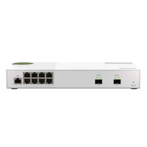 QNAP sustavi QSW-M2108-2S Web upravljani prekidač [2x 10 Gigabit Ethernet SFP +, 8x 2,5 Gigabit Ethernet, sloj 2]