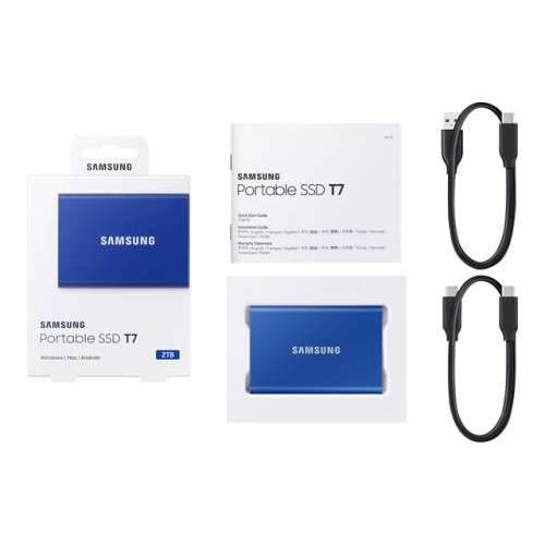 SAMSUNG Portable SSD T7 2TB blue Cijena