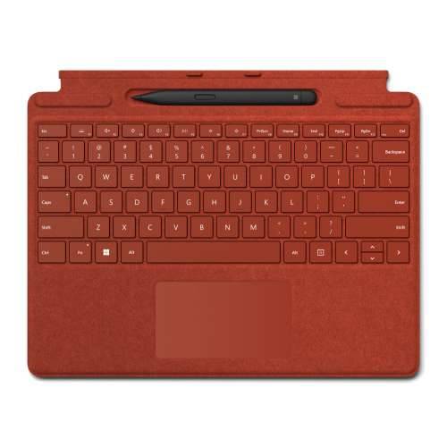 Microsoft Surface Type Cover, uključujući punjenje i olovku - crveno mak Cijena