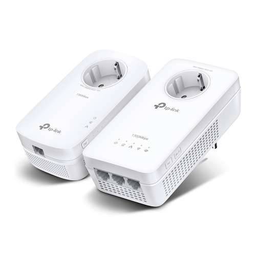 TP-Link WLAN Powerline Kit (TL-WPA8631P KIT) [Powerline do 1300 Mbit/s, WLAN ac 867 + 300 Mbit/s, 3x Gigabit LAN]