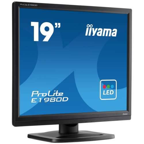 IIYAMA ProLite E1980D-B1 - 48 cm (19 inča), TN panel s LED pozadinskim osvjetljenjem, format 5:4, 5 ms, DVI, VGA Cijena