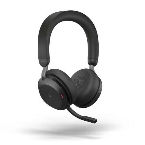 Jabra Evolve2 75 slušalice, USB-A bežični, Bluetooth, crni, sa stanicom za punjenje [MS certificiran] Cijena