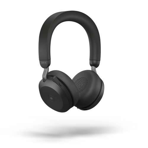 Jabra Evolve2 75 slušalice, USB-A bežični, Bluetooth, crni, sa stanicom za punjenje [MS certificiran] Cijena