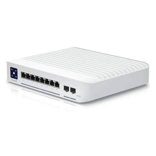 Ubiquiti Switch Enterprise 8 PoE [Layer 3 PoE Switch, 8x 2,5 GbE portova, 2x 10G SFP + portovi] Cijena