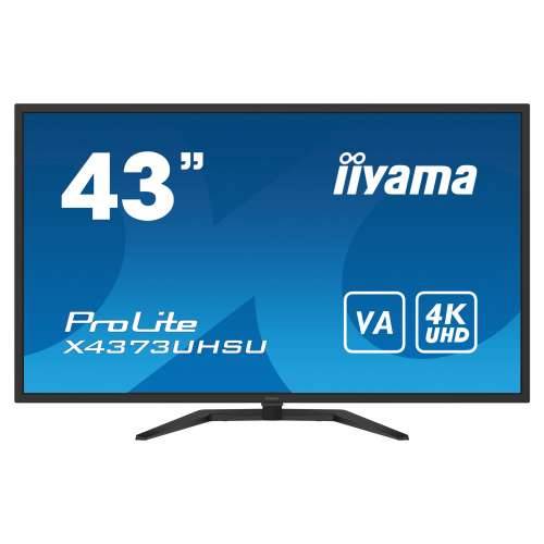 Iiyama PorLite X4373UHSU-B1 - 108 cm (43 inča), VA panel, 4K UHD, zvučnici, USB hub, DisplayPort In/Out Cijena