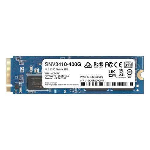 Synology SNV3410 SSD 400 GB M.2 2280 PCIe 3.0 x4 NVMe - interni solid-state modul (SNV3410-400G) Cijena