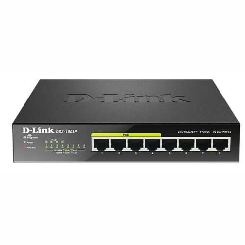 D-Link switch neupravljivi, DGS-1008P/E Cijena