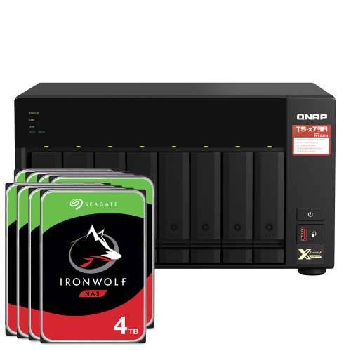 QNAP TS-873A-8G 96TB IronWolf NAS paket [uklj. 8x 12TB IronWolf 3,5" NAS HDD]