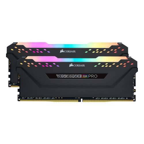 Corsair Vengeance RGB Pro Black 64GB komplet (2x32GB) DDR4-3200 CL16 DIMM memorija