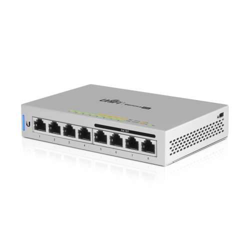 Ubiquiti UniFi 8-portna sklopka (US-8-60W) [4x PoE, 60W, Gigabit LAN, daljinsko upravljanje] Cijena