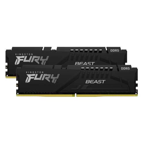 Kingston FURY Beast Black 32GB komplet (2x16GB) DDR5-4800 CL38 DIMM memorija