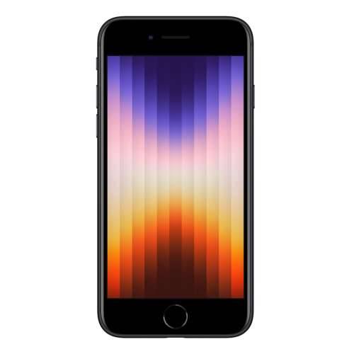 Apple iPhone SE (2022) 256 GB Dual SIM Midnight [11,94 cm (4,7") IPS LCD zaslon, iOS 15, kamera od 12 MP]