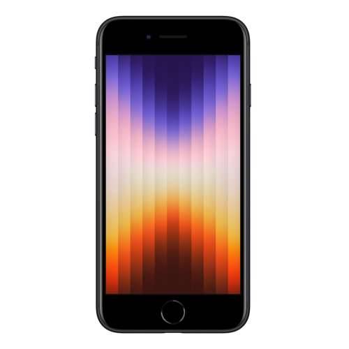 Apple iPhone SE (2022) 64 GB Dual SIM Midnight [11,94 cm (4,7") IPS LCD zaslon, iOS 15, kamera od 12 MP]