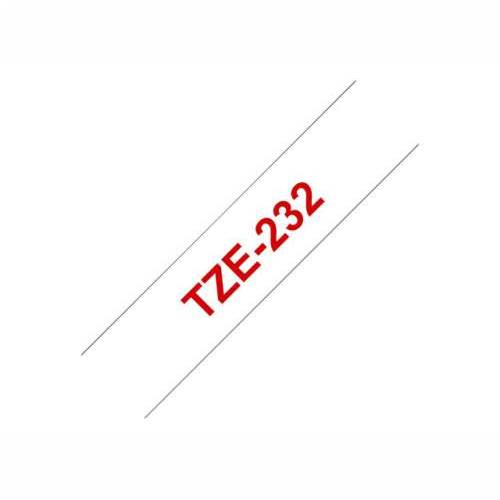 BROTHER TZE232 tape red/white 12mm 8m Cijena