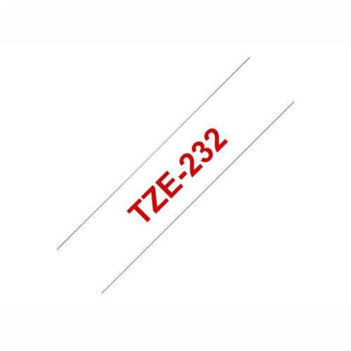 BROTHER TZE232 tape red/white 12mm 8m Cijena