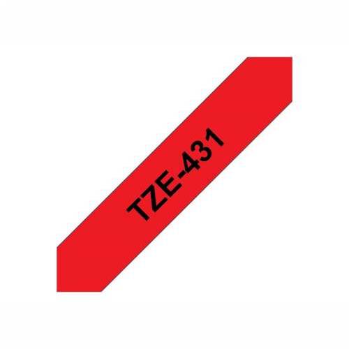 BROTHER TZE431 tape black/red 12mm 8m Cijena