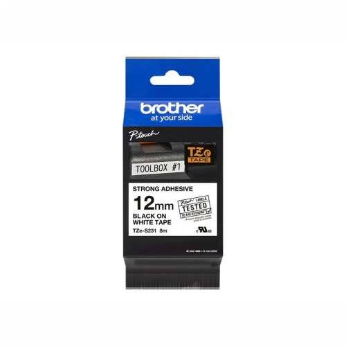 BROTHER TZES231 strong bk/wh 12mm 8m Cijena