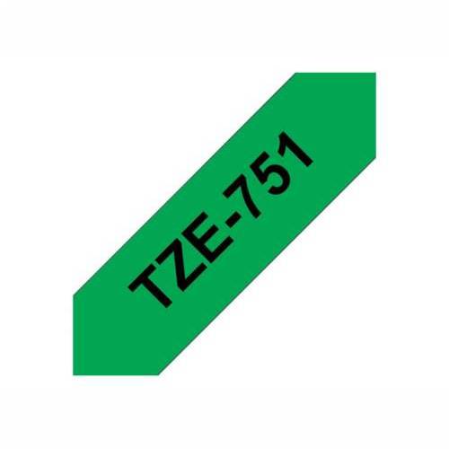 BROTHER TZE751 tape black/green 24mm 8m Cijena