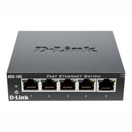 D-LINK 5-port 10/100 Housing Swtitch